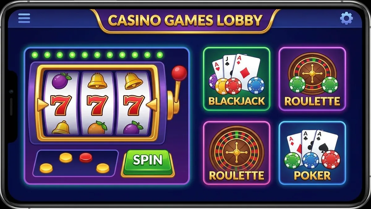 Casino games at Vibrobet
